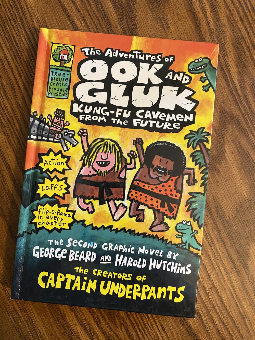 The Adventures of Ook and Gluk: Kung Fu Cavemen from the Future (Captain Underpants), photo 1 of 5