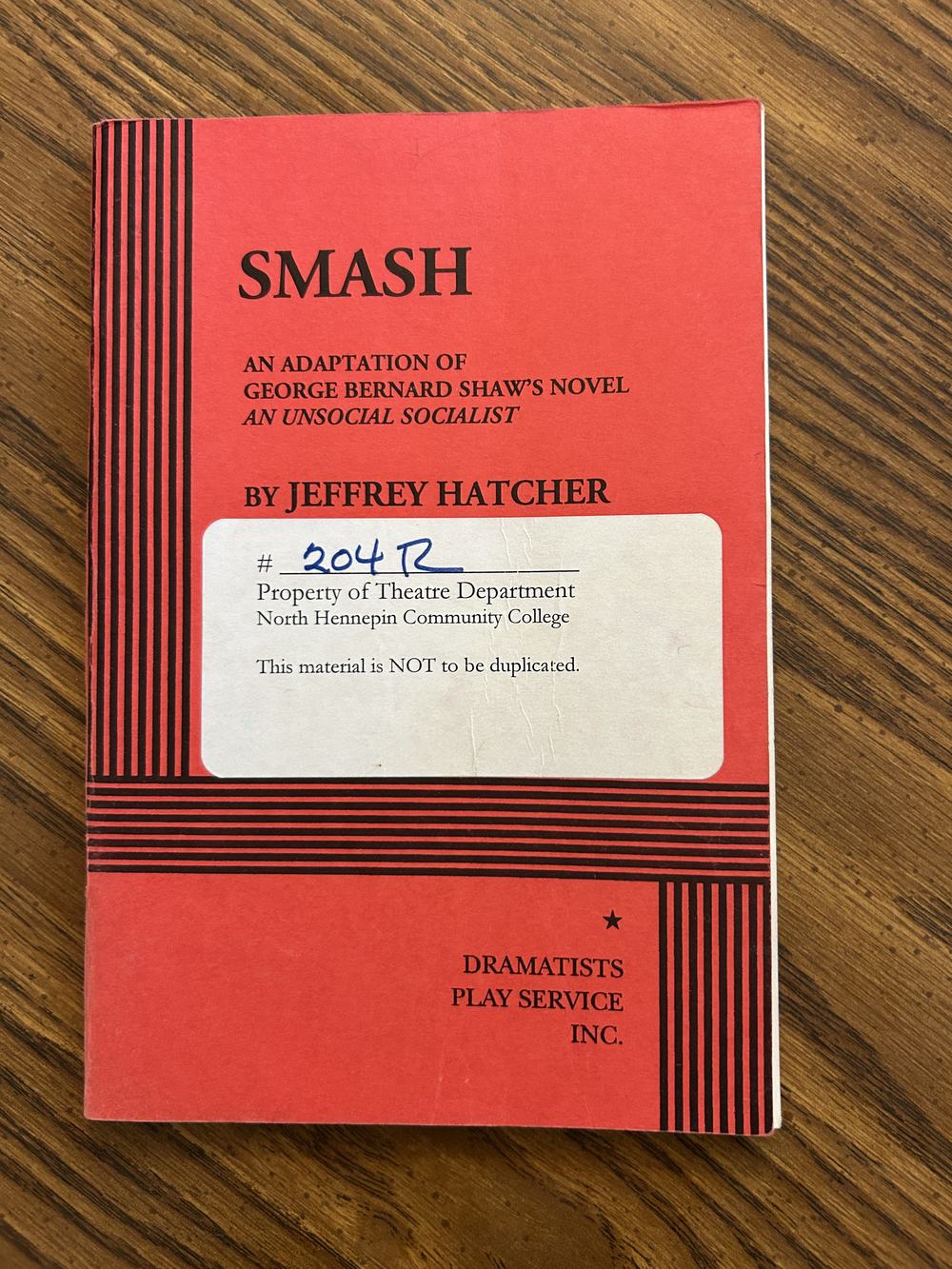 Smash - Acting Edition (Acting Edition for Theater Productions), photo 1 of 2