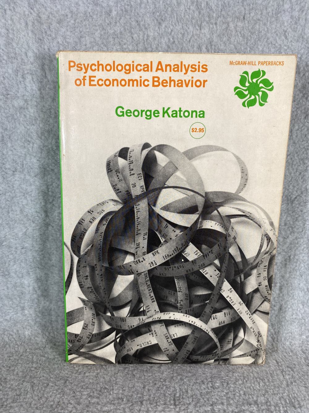 Psychological Analysis of Economic Behavior, photo 1 of 3