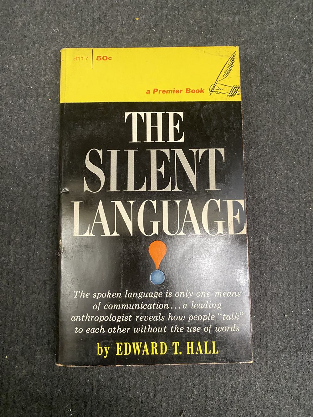 The Silent Language, photograph of this copy