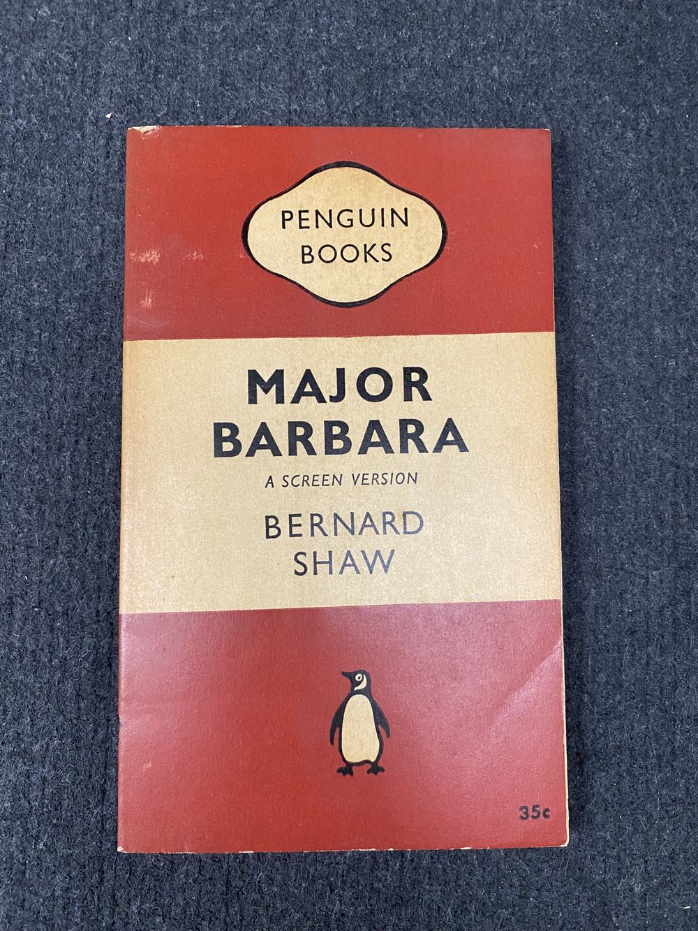 Major Barbara : A screen version, photograph of this copy