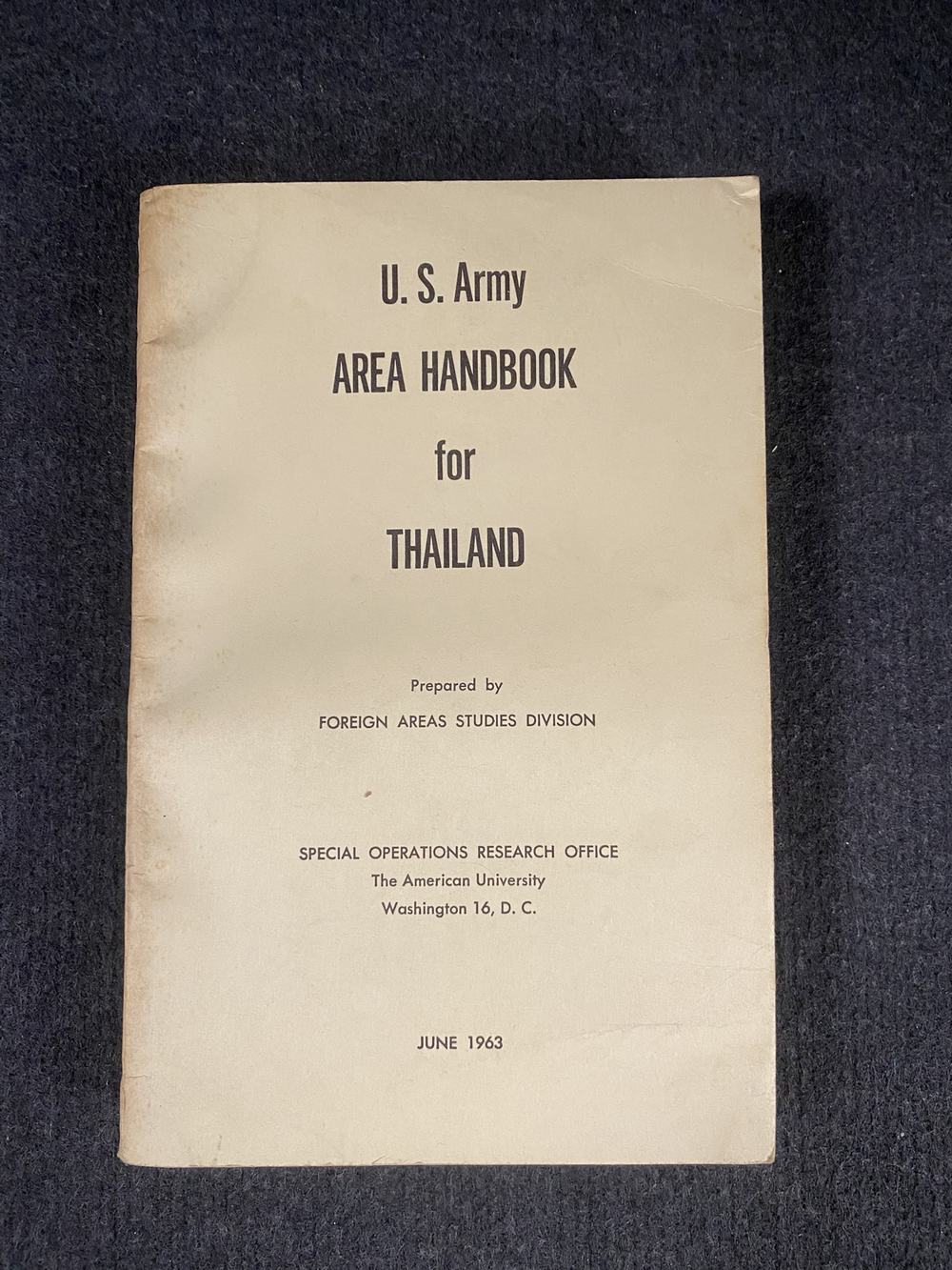 U.S. Army Area Handbook for Thailand, photo 1 of 6