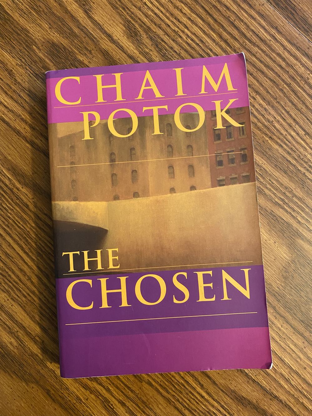 The Chosen: A Novel, photograph of this copy