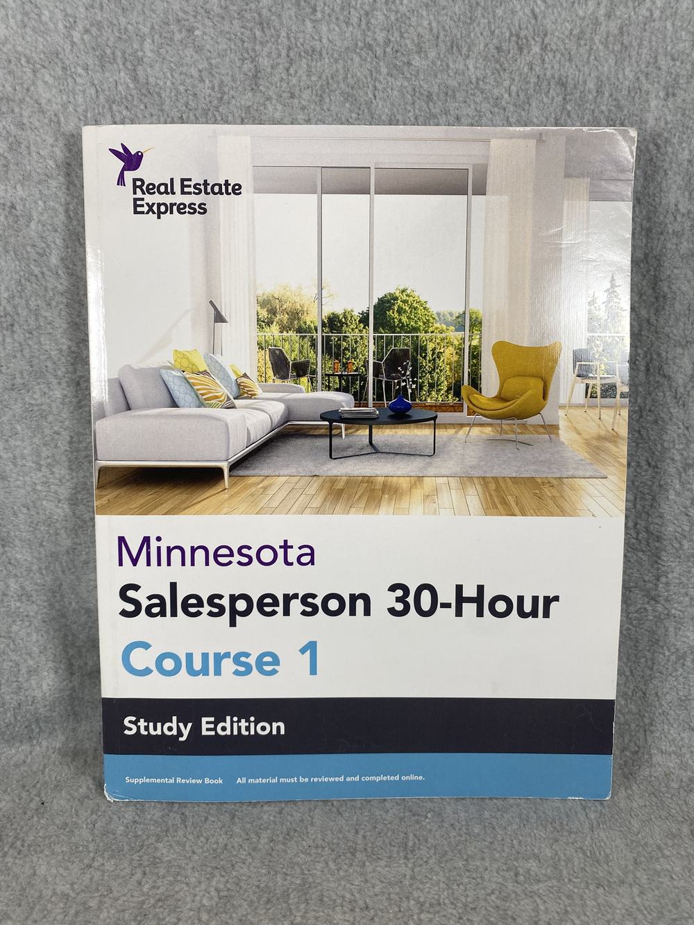 Minnesota Salesperson 30-Hour Course 1, Study Edition Supplemental Review Book, photo 1 of 4
