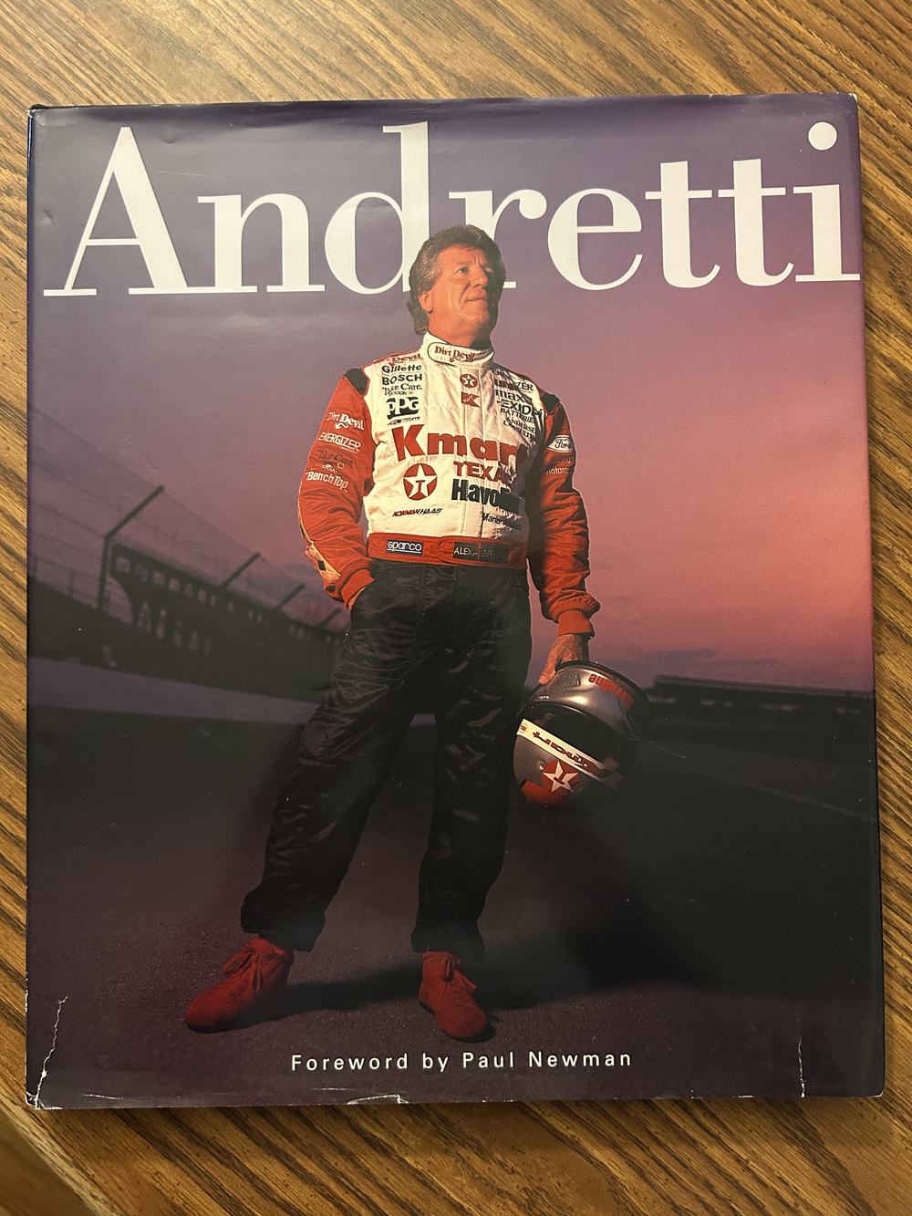 Andretti Text by Mario Andretti ; Foreword by Paul Newman ; Edited by Mark Vancil, photo 1 of 2