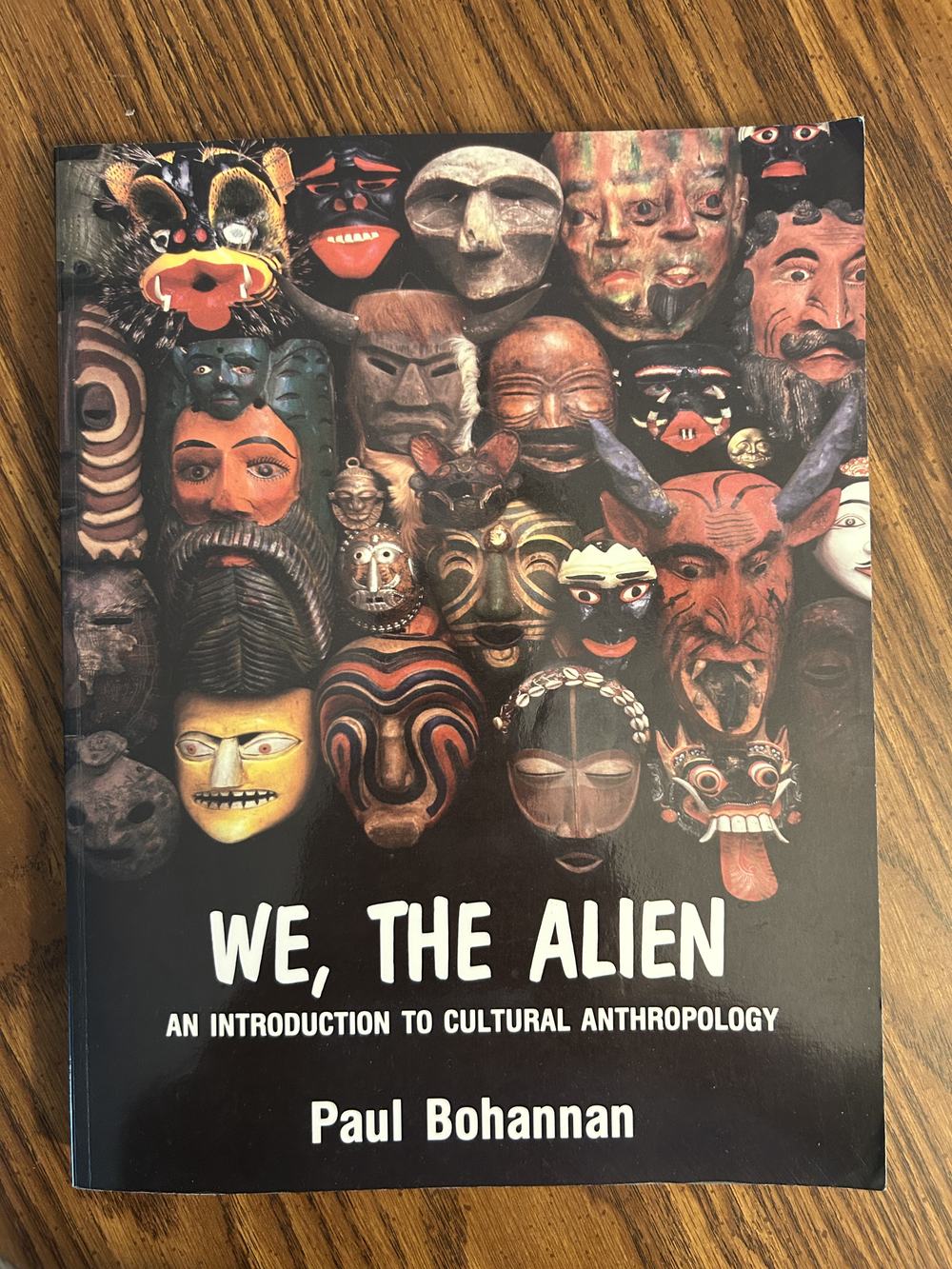 We, the Alien An Introduction to Cultural Anthropology, photograph of this copy
