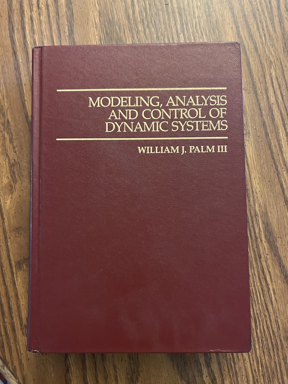 Modeling, Analysis, and Control of Dynamic Systems, photo 1 of 5