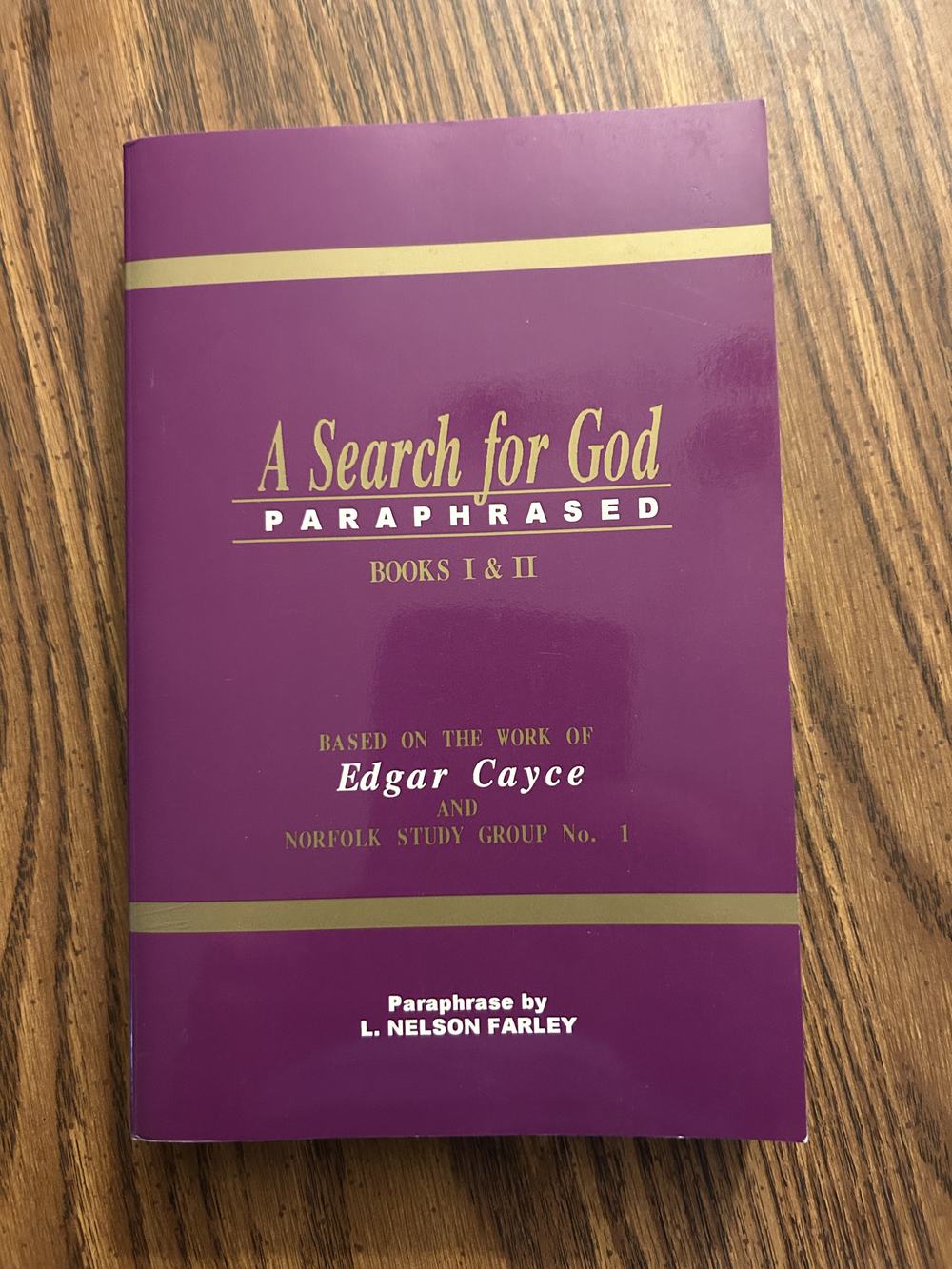 A search for God: Books I and II, paraphrased, photo 1 of 3