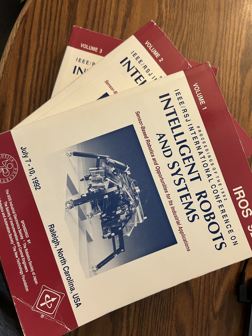 Intelligent Robots & Systems Int Conf 1992, 5 Vols: Sensor-based Robotics and Opportunities for Its Industrial Applications : Proceedings, photo 1 of 10