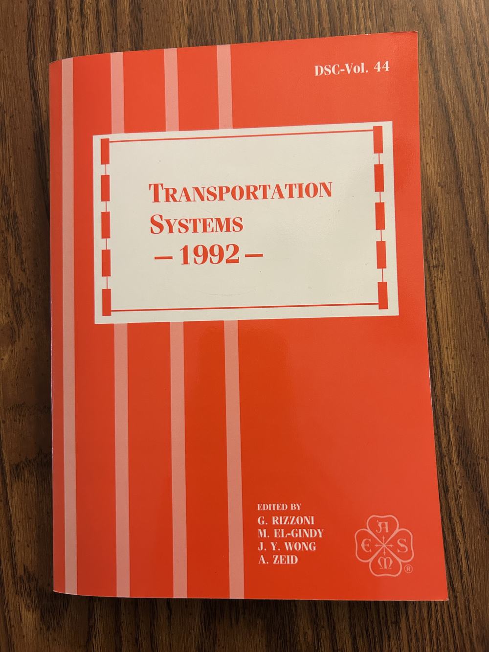 Transportation Systems -1992- 3rd Symposium : Winter Annual Meeting : Papers, photo 1 of 7