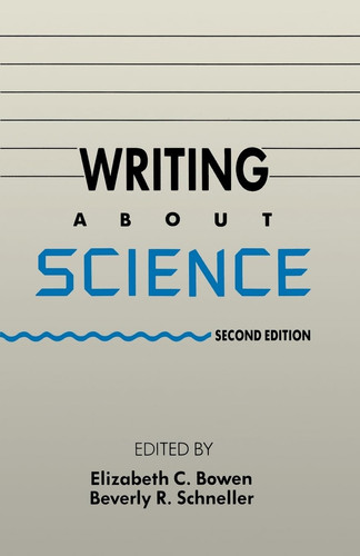 Writing about Science (publisher cover image)