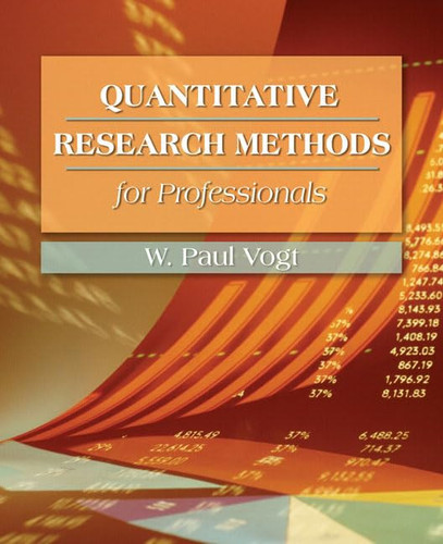 Quantitative Research Methods for Professionals (publisher cover image)