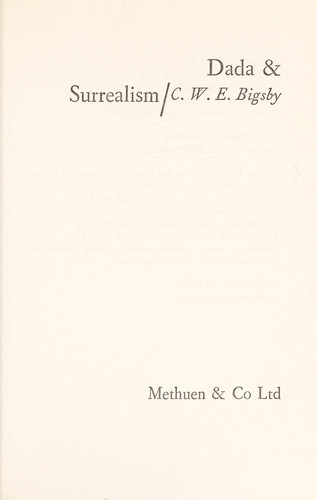 Dada and Surrealism (publisher cover image)