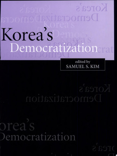 Korea's Democratization (publisher cover image)