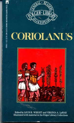 Tragedy of Coriolanus (The New Folger Library Shakespeare) (publisher cover image)