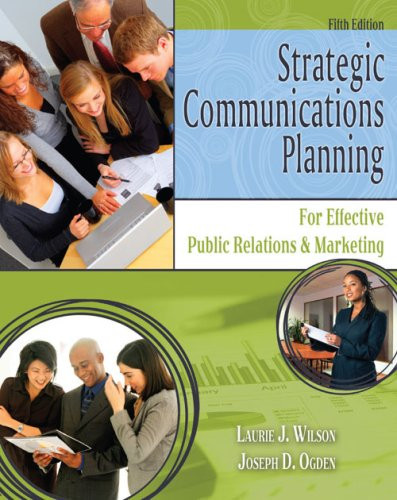 Strategic Communications Planning for Effective Public Relations and Marketing (publisher cover image)