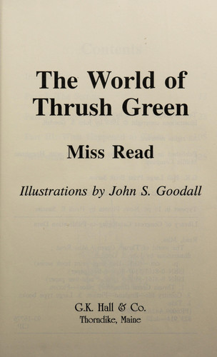 The World of Thrush Green (publisher cover image)