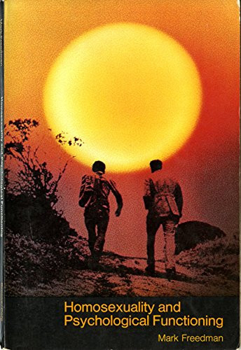 Homosexuality and psychological functioning (Contemporary psychology series) (publisher cover image)