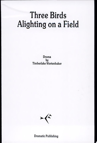 Three birds alighting on a field (publisher cover image)