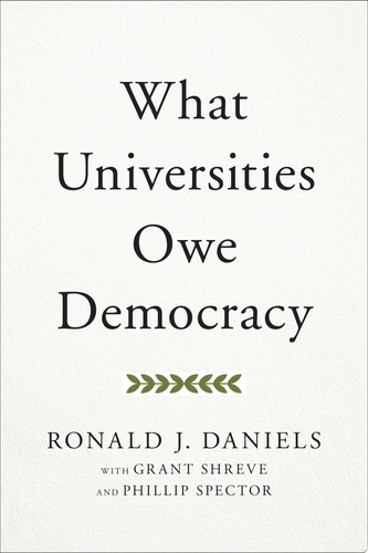 What Universities Owe Democracy (publisher cover image)