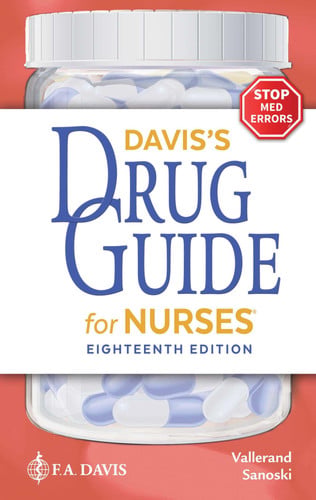 Davis's Drug Guide for Nurses (publisher cover image)