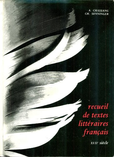 Recueil de textes littéraires français XVIIIe siècle (publisher cover image)